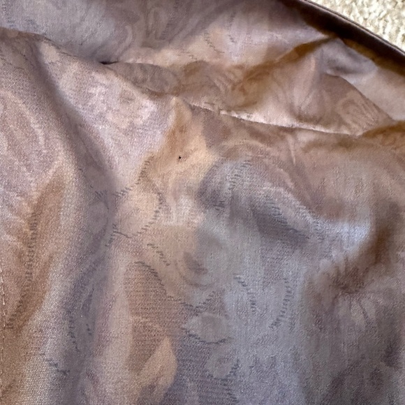 Vintage LONDON FOG Floral Jacquard Belted Trench Coat Size 8, Removal Wool Liner - Picture 13 of 13